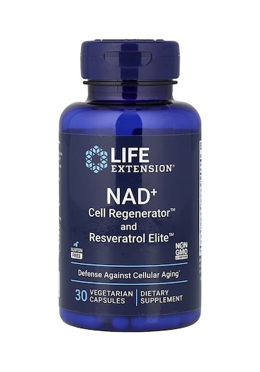 Nad+ Cell Regenerator And Resveratrol Elite Defense Against Cellular Aging Veg. Capsules
