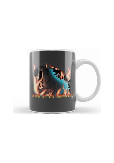 Godzilla King Of The Monsters 04 Kupa Bardak Porselen Karışık