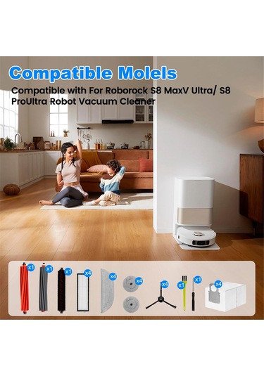 Elektrikli Süpürge Ana Fırçaları Filtreleri Toz Torbaları Yedek Parçaları