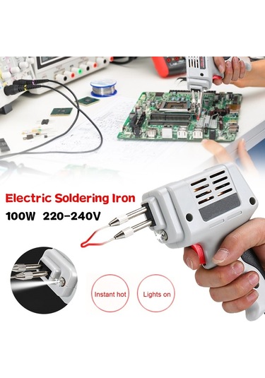 Çantalı 100w Tabanca Havya Seti Lehim Makinası Pompa Pasta Zımpa
