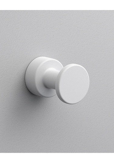 Tecno White Askı, 2.5cm - Mat Beyaz Mat Beyaz