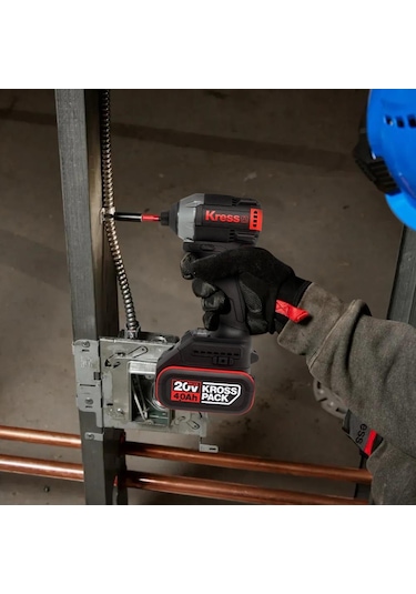 Kress KUB61.91 20 V 230 Nm Kömürsüz Şarjlı Otomatik Darbe Ayarlı Tornavida Akü Dahil Değildir