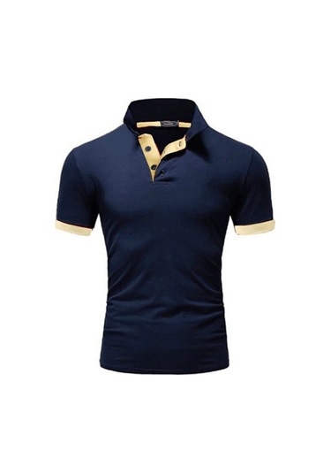 Mrmt 2025 Erkek T-shirt Kısa Kollu Rahat Yaka Düz Renkaltın Altın