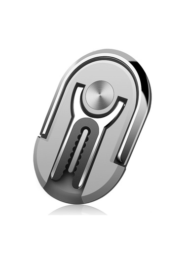 Honmex Araç Havalandırma Açıklarına Uyumlu 360 Döner Zincirli Alaşım Telefon Tutucu - El Verimli Navigasyon Ve Video İzleme İçin Aurora Gümüş