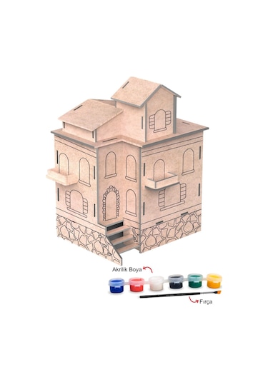 Hayal Sepeti Konak evi Boyama seti