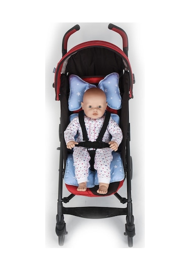 Sevi Bebe Puset ve Oto Koltuğu Minderi ART-8376 Mavi Yıldız