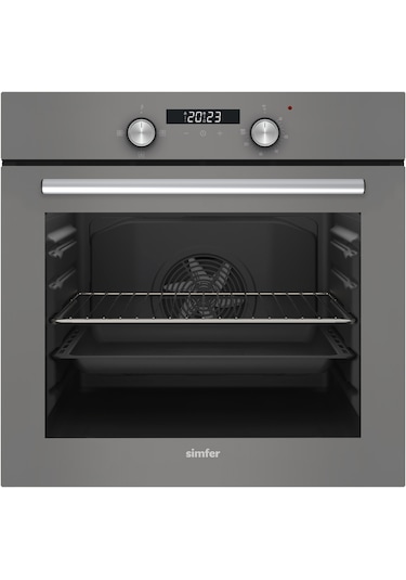 Simfer SB8225 Diamond 66 LT Ankastre Fırın Gümüş