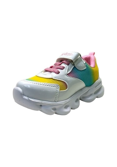 Pepino 1373 Kız Çocuk Hafif Unicorn Işıklı Sneaker Beyaz/pembe Beyaz - Pembe