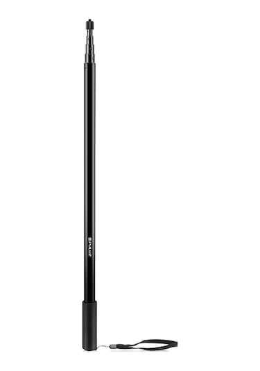 Tongxida Puluz 3m Metal Selfie Çubuğu Insta360 One Rs / X2 / X3 / X4 Siyah