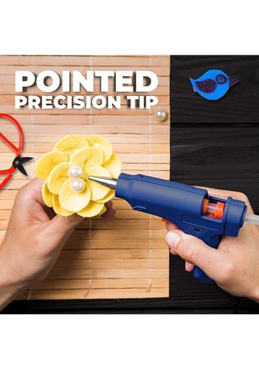 100watt Sıcak Silikon Tabancası + 10 Adet Çubuk Slikon Cn