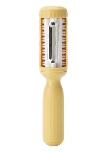 Cbtx 2'si 1 Arada Temizleme Fırçalı Soyucu Ev Meyve Patates Sebze Soyucu Sarı