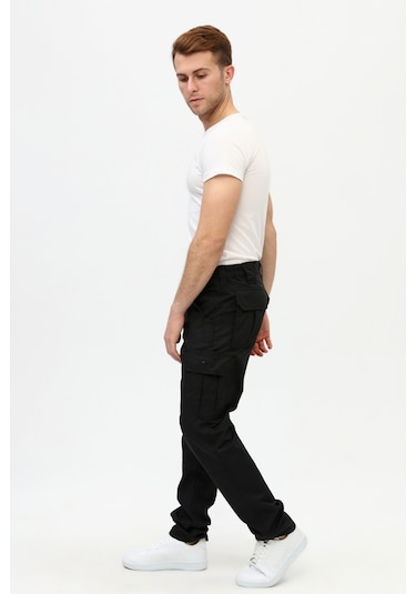 Uniprom Tokyo Model Outdoor Taktical Pantolon, Taktik Pantolon, Ripstop Kumaş Siyah