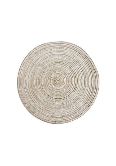 Açık Kahve Yuvarlak Placemat Modern Düz Renk Isıya Dayanıklı Kaymaz Isı Yalıtımı Yemek Masası Koruma Dekorasyon Pedi Coaster Mutfak Malzemeleri L Açık Kahve