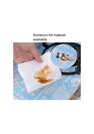 Sones 2 Adet Gazlı Ocak Koruyucu Folyo Isıya Dayanıklı Kir Önleyici Astar Temizlik Mutfak Aletleri Matı