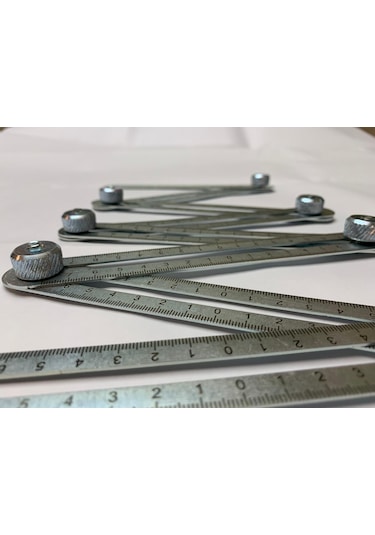 Benan Tools Çok Fonksiyonlu Delik Şablon Cetveli 127 Cm