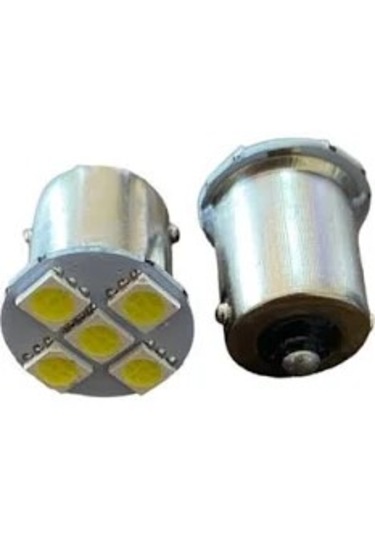 Sinyal Ampülü 5 Ledli 12v Tek Duy Düz Tırnak 93 67 2 Li