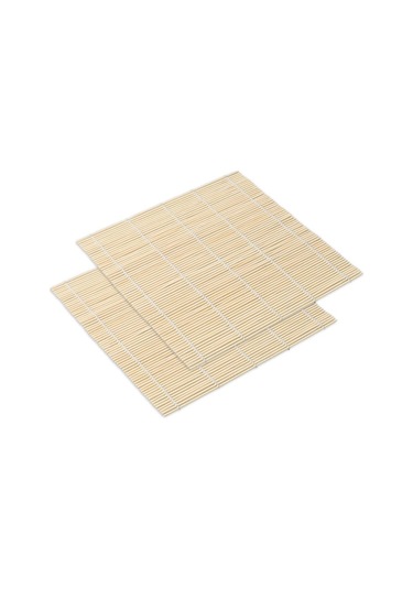 Pratik Suşi Haddeleme Rulo Bambu Malzeme Mat Makinesi Ve Pirinç Kürek Seti