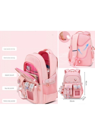 Arion Sb2068 Okul Sırt Çantası Süs Aksesuarları İle Birlikte 001