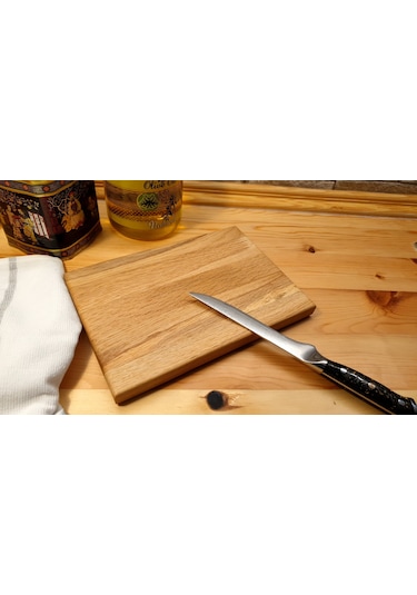 Ahşap Mutfak Kesme Sunum Et Sebze Doğrama Tahtası