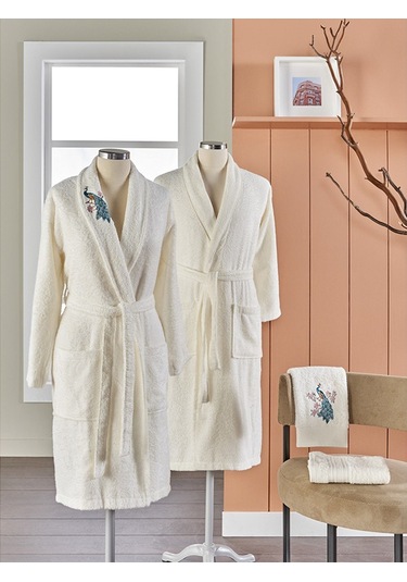 Taç Soft Bambu Aile Seti Anna Ekru-Ekru Ekru - Ekru