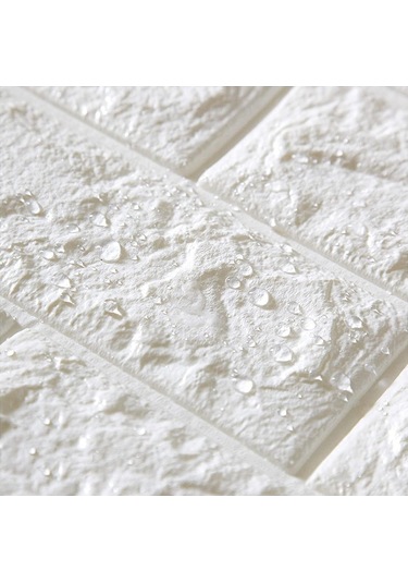 Hfambition 12 Adet Limon Sarısı 3d Köpük Duvar Stickerı - Otomatik Yapışkan, Su Geçirmez, Çarpma Emici, Dekoratif Duvar Kaplama 70x77cm Sarı