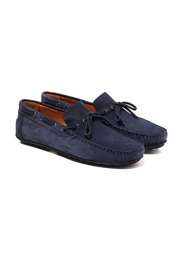 Sneaker Erkek Og-7810 John May Laci Süet Lacivert