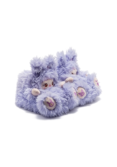 Lingo Kadın Hayvanlı Panduf Mor 36/41 Mor