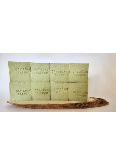 Büro Ev Ofis Hediyesi İçin 16adet Çay Ağaç Yağlı Doğal El Yapımı Sabunu Maksi Seti