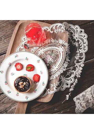 Vkemall Elegant Mutfak Peçetesi Seti, 30x41cm, 2 Parça, Krem Rengi, Masanızı Şımartın Bej