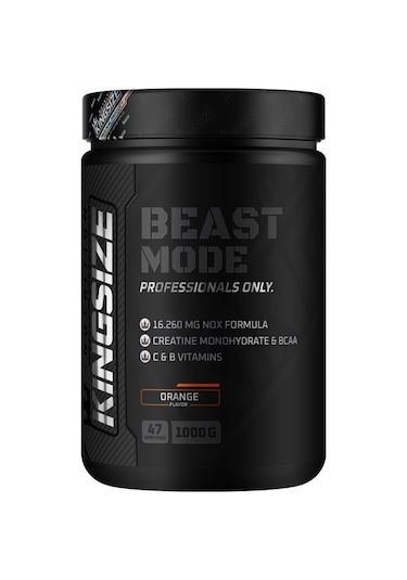 Kingsize Nutrition Beast Mode 1000 Gr Portakal Aromalı