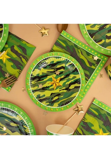 Davajdarit' Tek Kullanımlık Tabaklar, Dınayak, Şık Parti Seti 201879747 100 adet