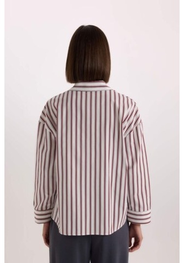 DeFacto -Fall in Love Regular Fit Pijama Yaka Poplin Üst E2351AX24WNER98 DeFacto -Fall in Love Regular Fit Pijama Yaka Poplin Üst E2351AX24WNER98