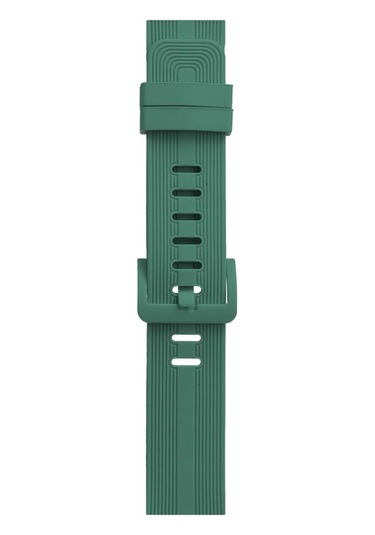 Watch 38mm Kr408 Çizgili Silikon Kordon - Yeşil