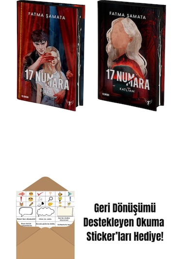 17 Numara - Piyes Ciltli + 17 Numara - Katliam Ciltli + Okuma Sticker'ları