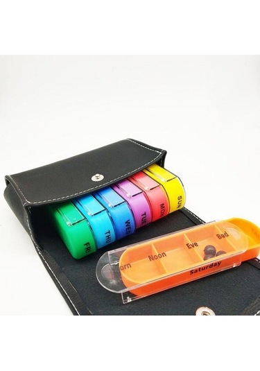 Pazly Tıp Tablet Suntek Seyahat Kutusu Hap Haftalık Çanta Dd Diğer