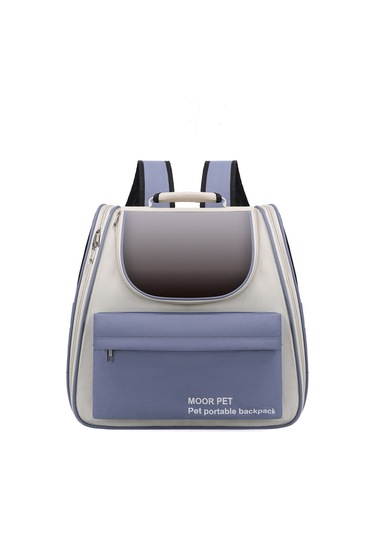 Kedi Çantası Evcil Hayvan Çantası Taşınabilir Taşınabilir Sırt Çantası Gri