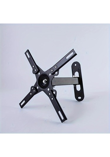 Topnotch Siyah 14-42 İnç Tv Ünitesi 180 Döner Masaüstü 55kg Taşırma Ev Ofis Siyah