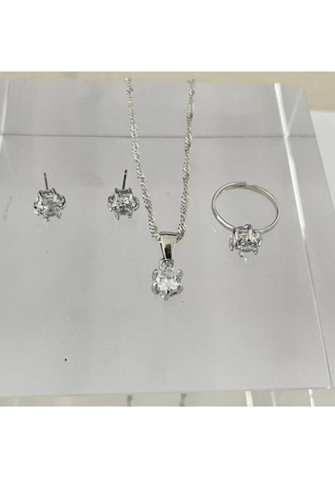 Dancemonkey Yüzük Yüzük Taklidi Takım Takı Solmaz Seti Paslanmaz Küpe Kolye Kadın Hediyesi Hediyesi Hafif Günü Doğum Bilezik Bayan Ayarlanabilir Anne Altın 1 Zo Altın