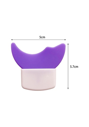 Suntek Çok İşlevli Eyeliner Şablonlar Silikon 5.7cmx5cm-mor