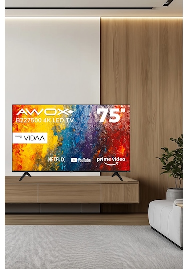 Awox B227500 75" 4K Ultra HD Smart LED TV