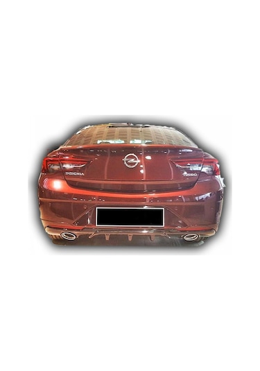 Mazda 3 2014-2019 Çift Çıkış Difüzör Plastik Boyasız