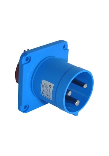 Tp Elektrik 3128 320 0900 3 x 63a Ip44 Makine Fişi Düz