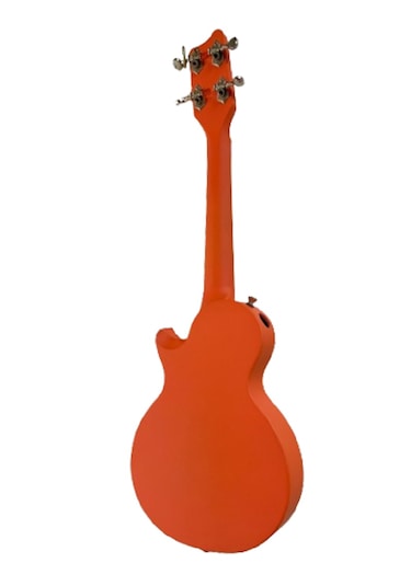 Carbon Fiber Ukulele Tam Profesyonel Ful Set Mat Turuncu
