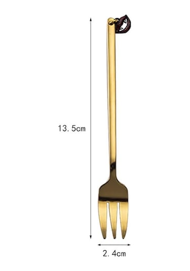 Mufunye Halloween İçin 304 Paslanmaz Çelik Kahve Kaşığı, Tatlı Kaşığı Ve Karıştırıcı Kaşık Seti Altın