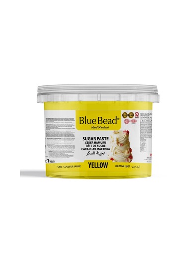 Blue Bead Şeker Hamuru 1kg Sarı Diğer