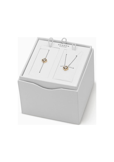 Skagen Skjb1002-998 Kadın Kolye Ve Bileklik Seti