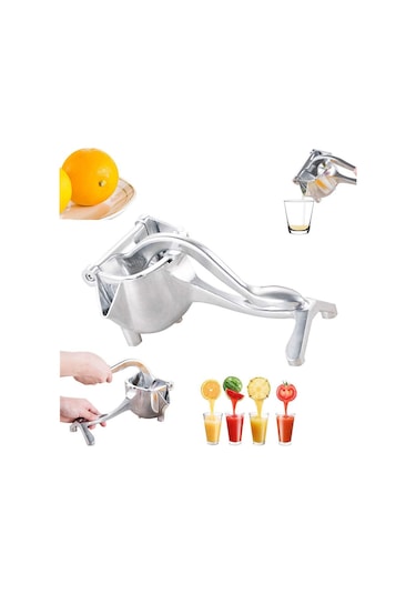 Manuel Paslanmaz Çelik Mini Meyve Sıkacağı Öğütücü Mutfak