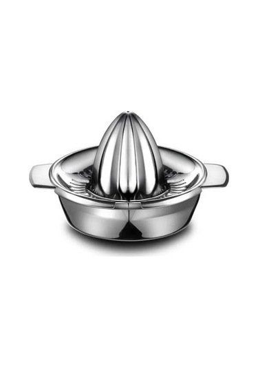 Novahub Taşınabilir Limon Portakal Sıkacağı, 304 Paslanmaz Çelik, Manuel Meyve Suyu Makinesi, Yatay Tasarım, Pratik Mutfak Aksesuarı Gümüş