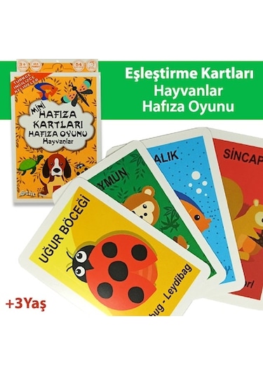 Star Hafıza Kartları Eşleştirme Eşini Bul Oyunu 3'lü Set