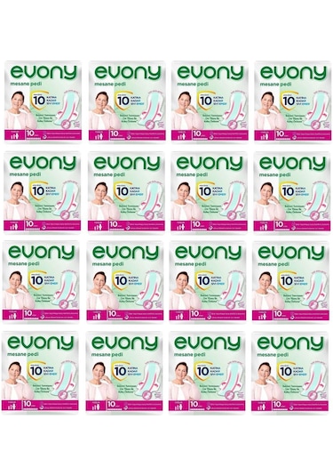 Evony Mesane Pedi Yoğun 350 Mm 10'Lu 16 Paket 160 Adet